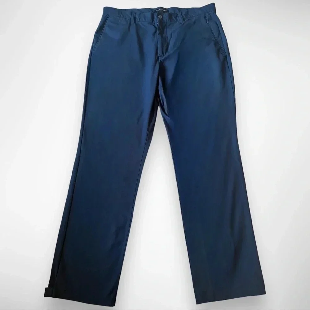 BANANA REPUBLIC Men's Aiden Fit Navy Blue Chinos Size 35 X 32 | EUC